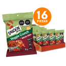 Kit Veggie Crunch Tomate Mezcla de Chiles SNACK'IN FOR YOU 16 pack de 35 g