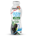 Yoghurt Doble Cero + Fibra Bebible Ciruela Yoplait 220 g